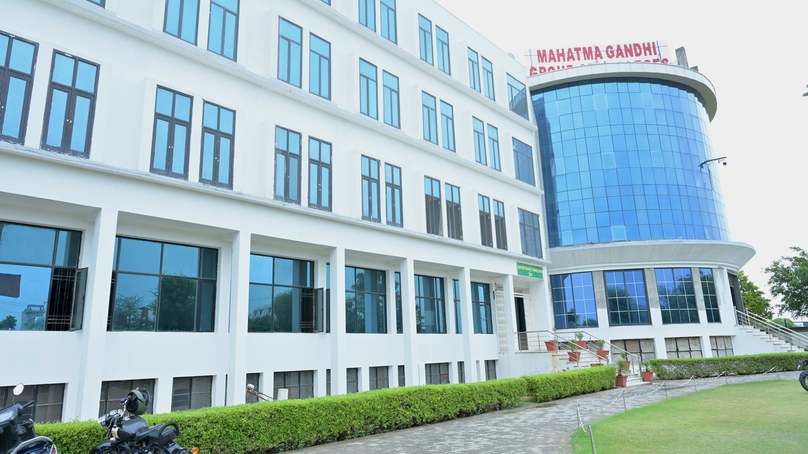 MGGC Sikar healthcare campus block and hospital-linked learning environment photographed in July 2026