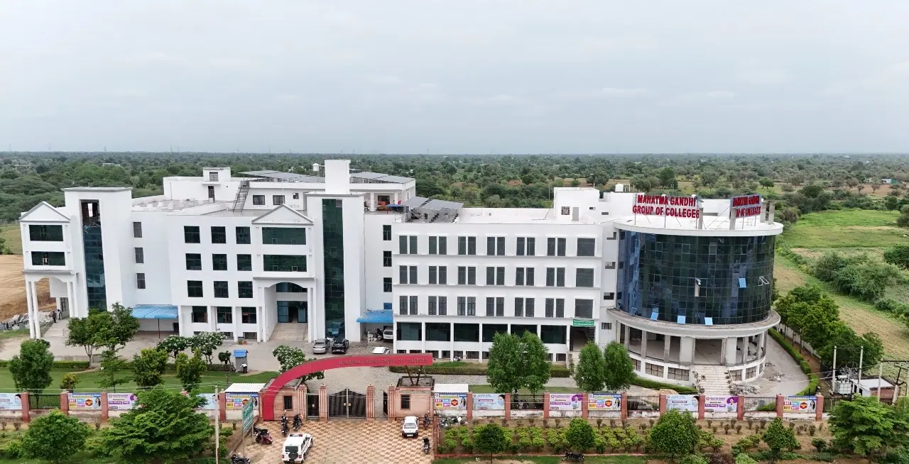 Mahatma Gandhi Paramedical College building in Sikar