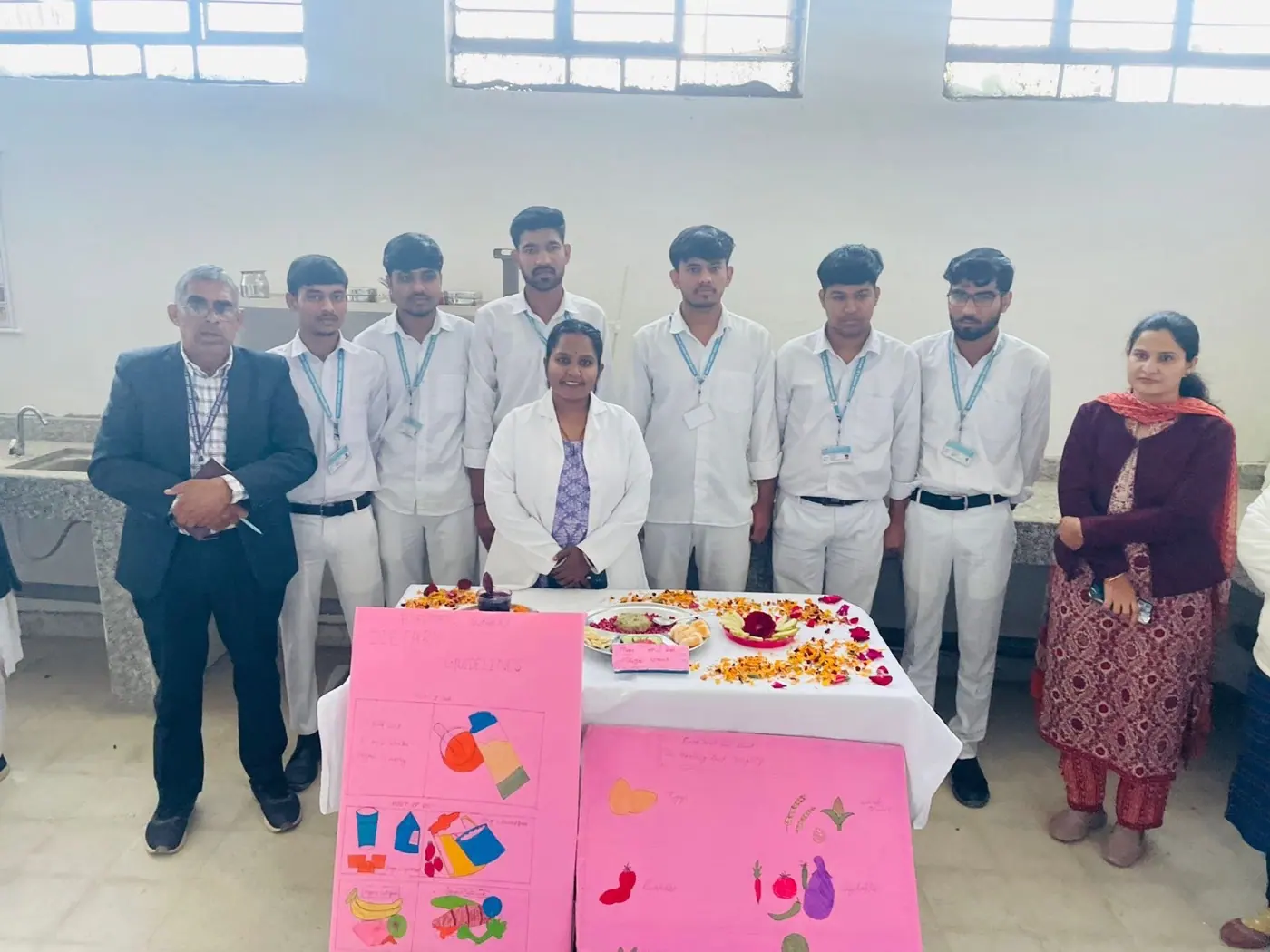 Students during a paramedical practical session